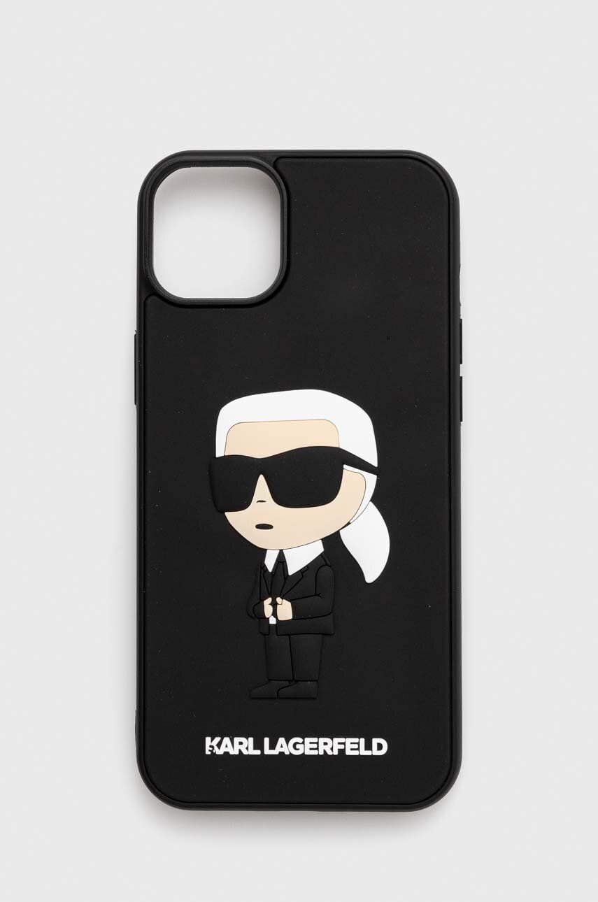 Karl Lagerfeld Husă Pentru Telefon IPhone 14 Plus 6,7 Culoarea Negru
