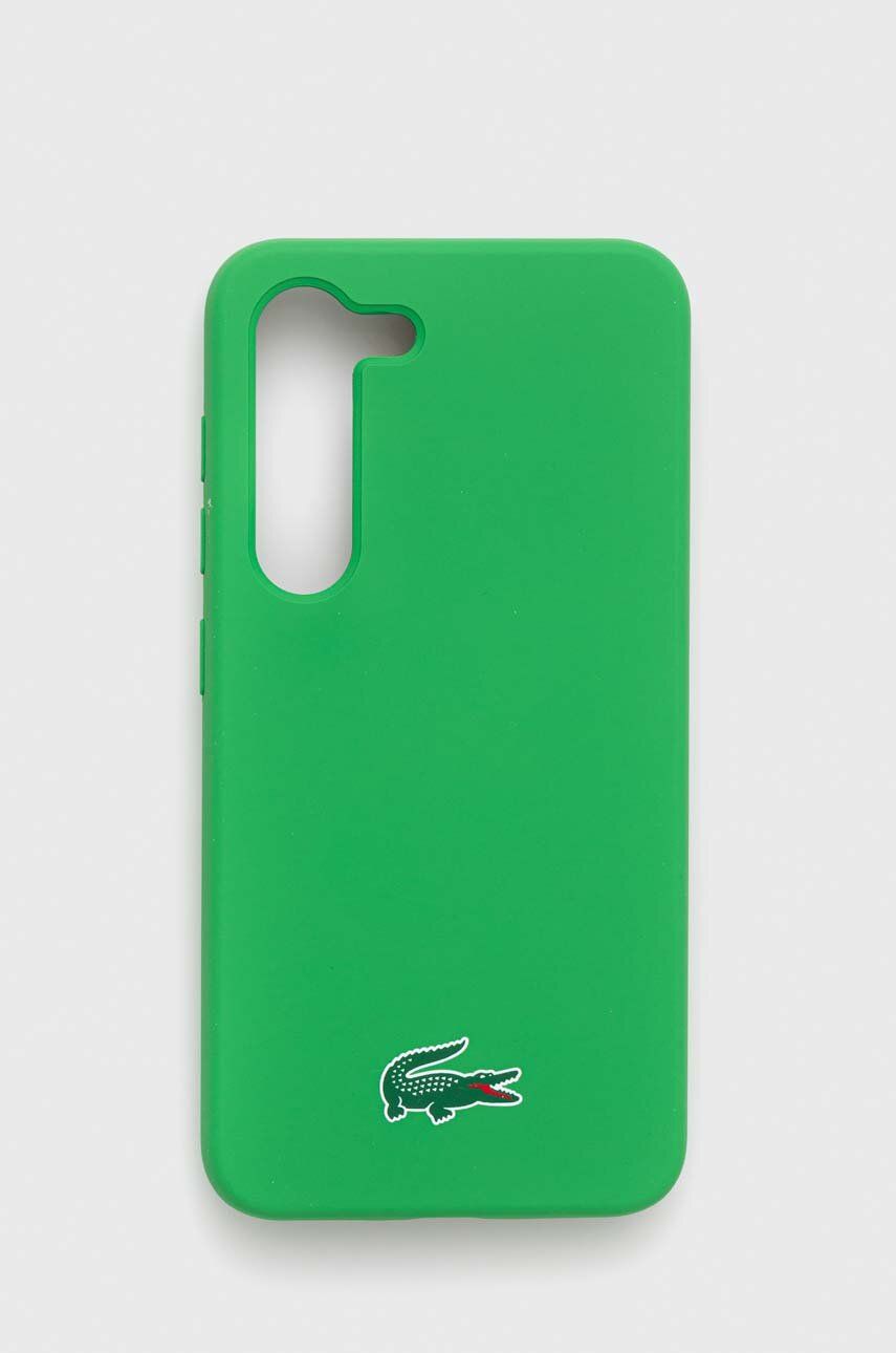Obal na telefon Lacoste Samsung Galaxy S23 zelená barva - zelená -  Silikon