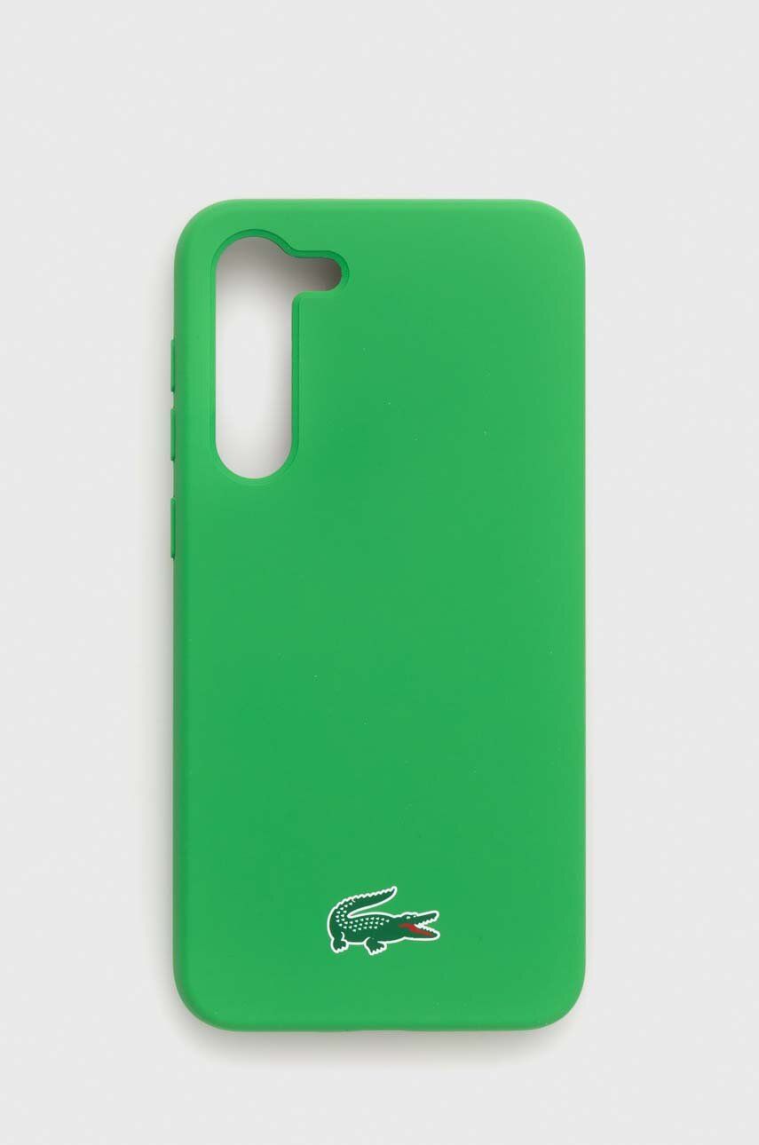 Lacoste husă pentru telefon Galaxy S23+ culoarea verde