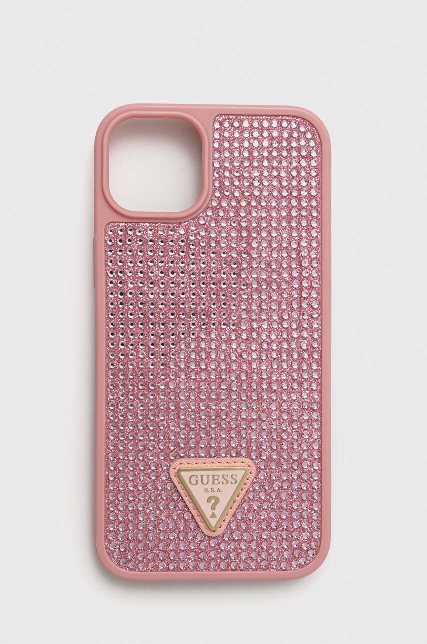 

Кейс за телефон Guess iPhone 14 Plus 6,7" в розово, Розов