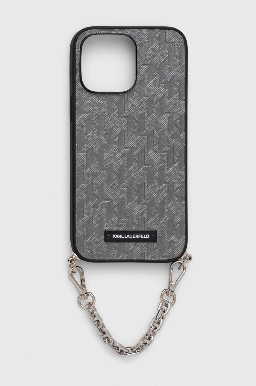 

Чехол на телефон Karl Lagerfeld iPhone 14 Pro Max 6,7" цвет серый