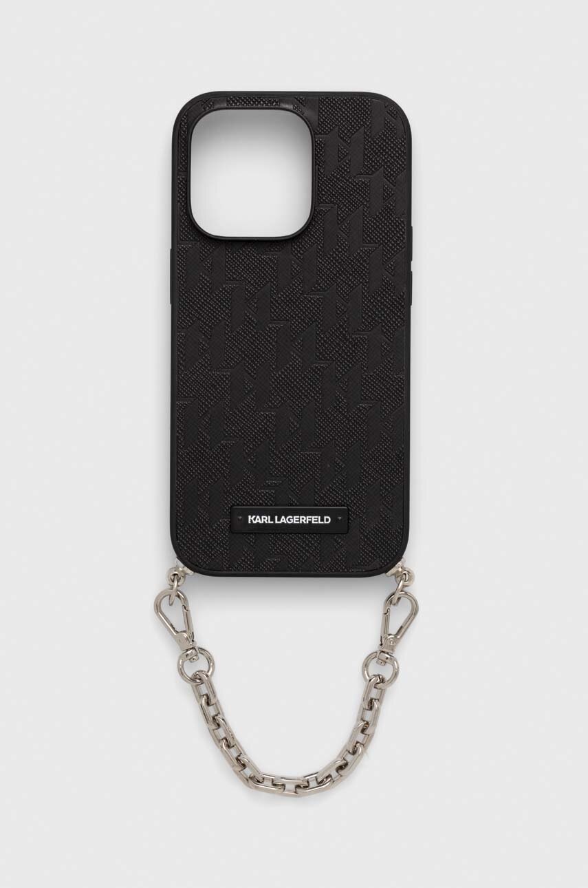 

Чохол на телефон Karl Lagerfeld iPhone 14 Pro 6,1" колір чорний