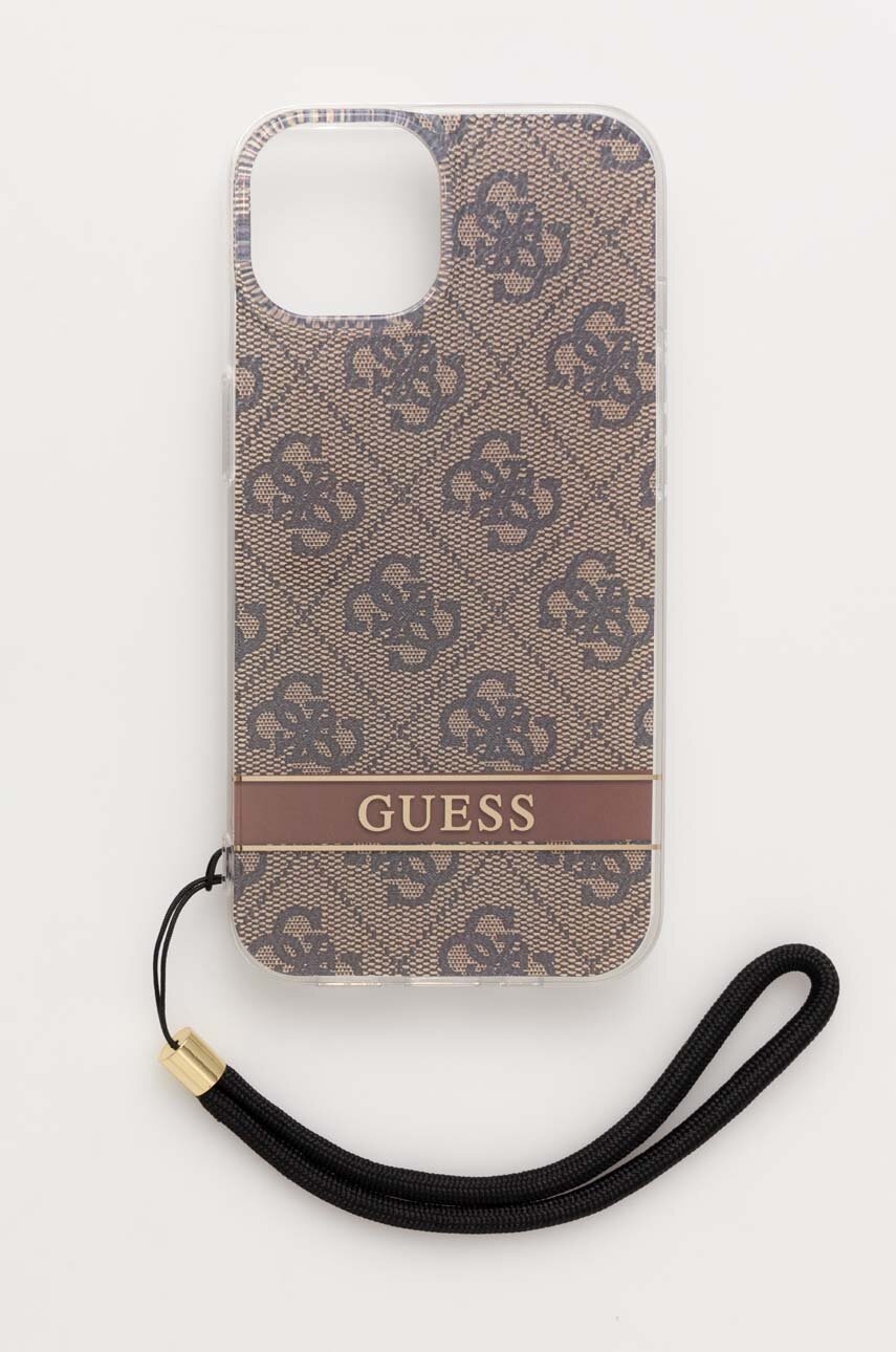 

Чехол на телефон Guess iPhone 14 6,1" цвет коричневый