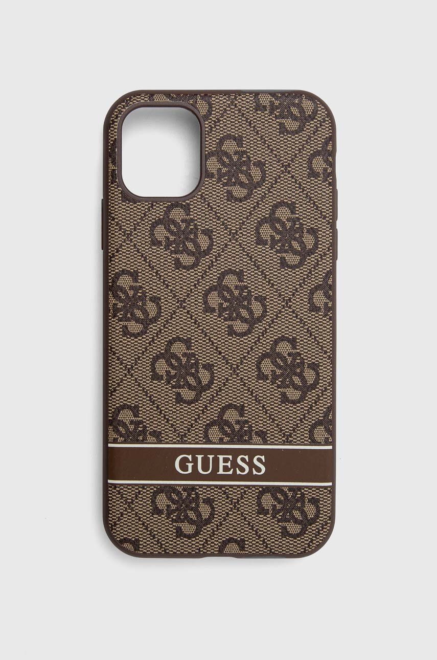 

Чехол на телефон Guess iPhone 11 / Xr цвет коричневый