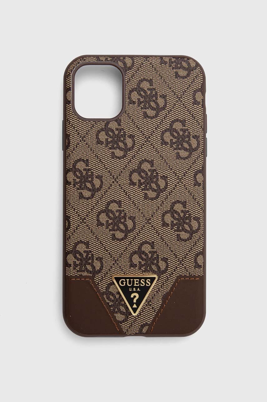 

Чохол на телефон Guess iPhone 11 6,1" / Xr колір коричневий