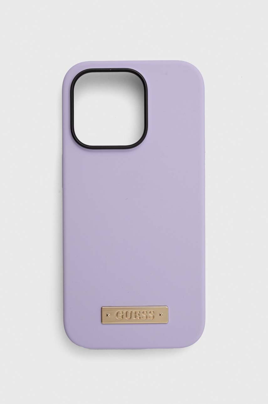 

Чехол на телефон Guess iPhone 14 Pro 6,1" цвет фиолетовый