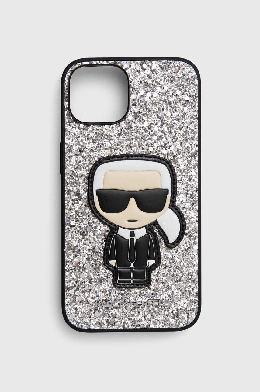 

Чохол на телефон Karl Lagerfeld iPhone 14 6,1" колір срібний