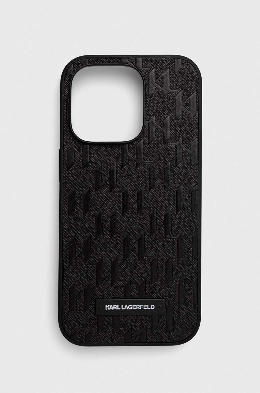 

Чохол на телефон Karl Lagerfeld iPhone 14 Pro 6,1" колір чорний