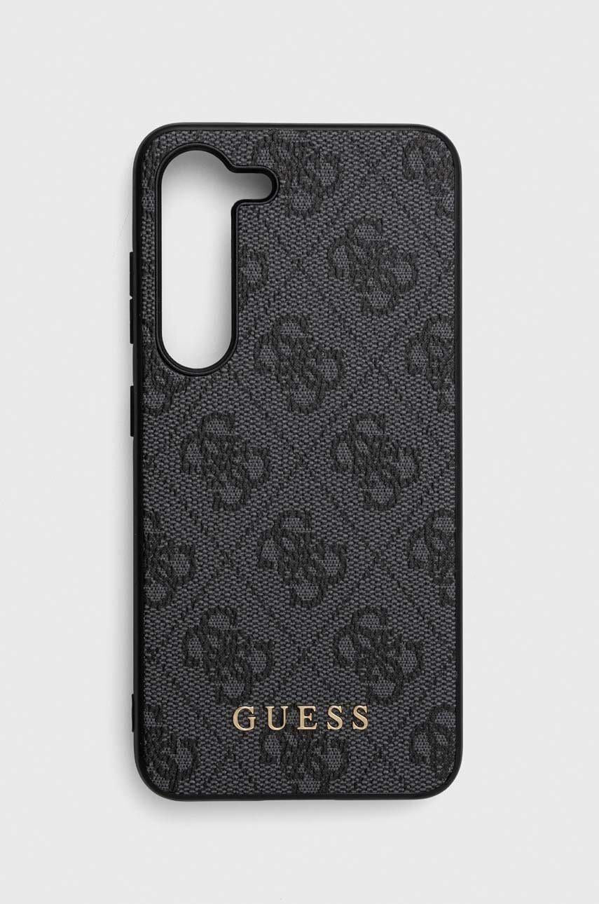 

Чохол на телефон Guess Galaxy S23 S911 колір сірий