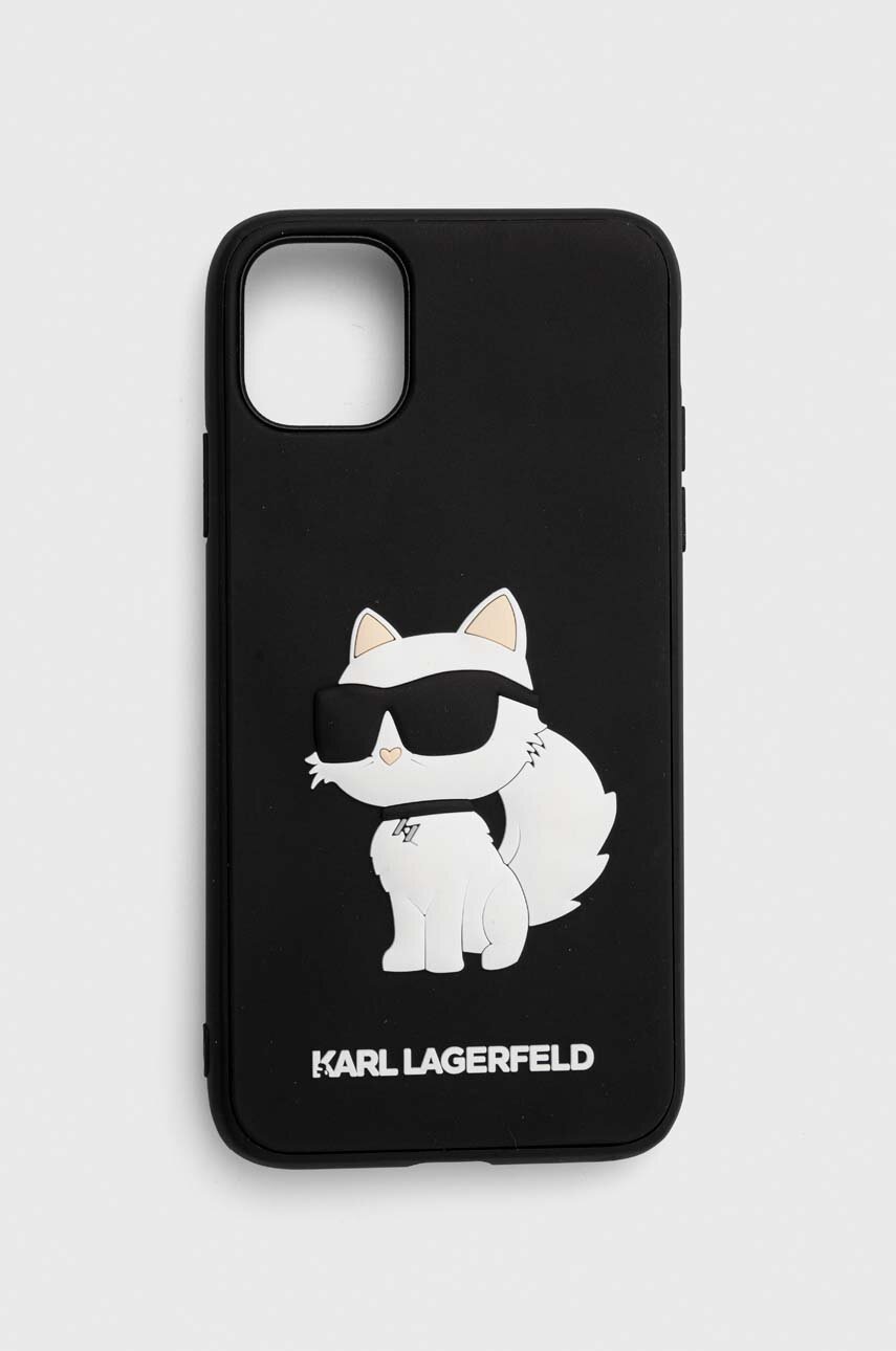 

Кейс за телефон Karl Lagerfeld iPhone 11/ XR в черно, Черен