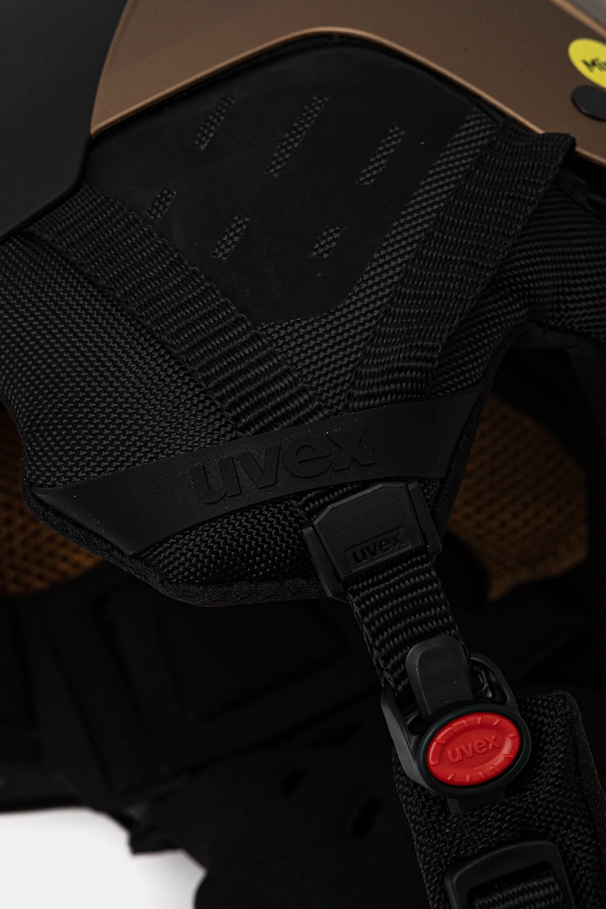 Κράνος σκι Uvex Stance χρώμα: καφέ φωτογραφία