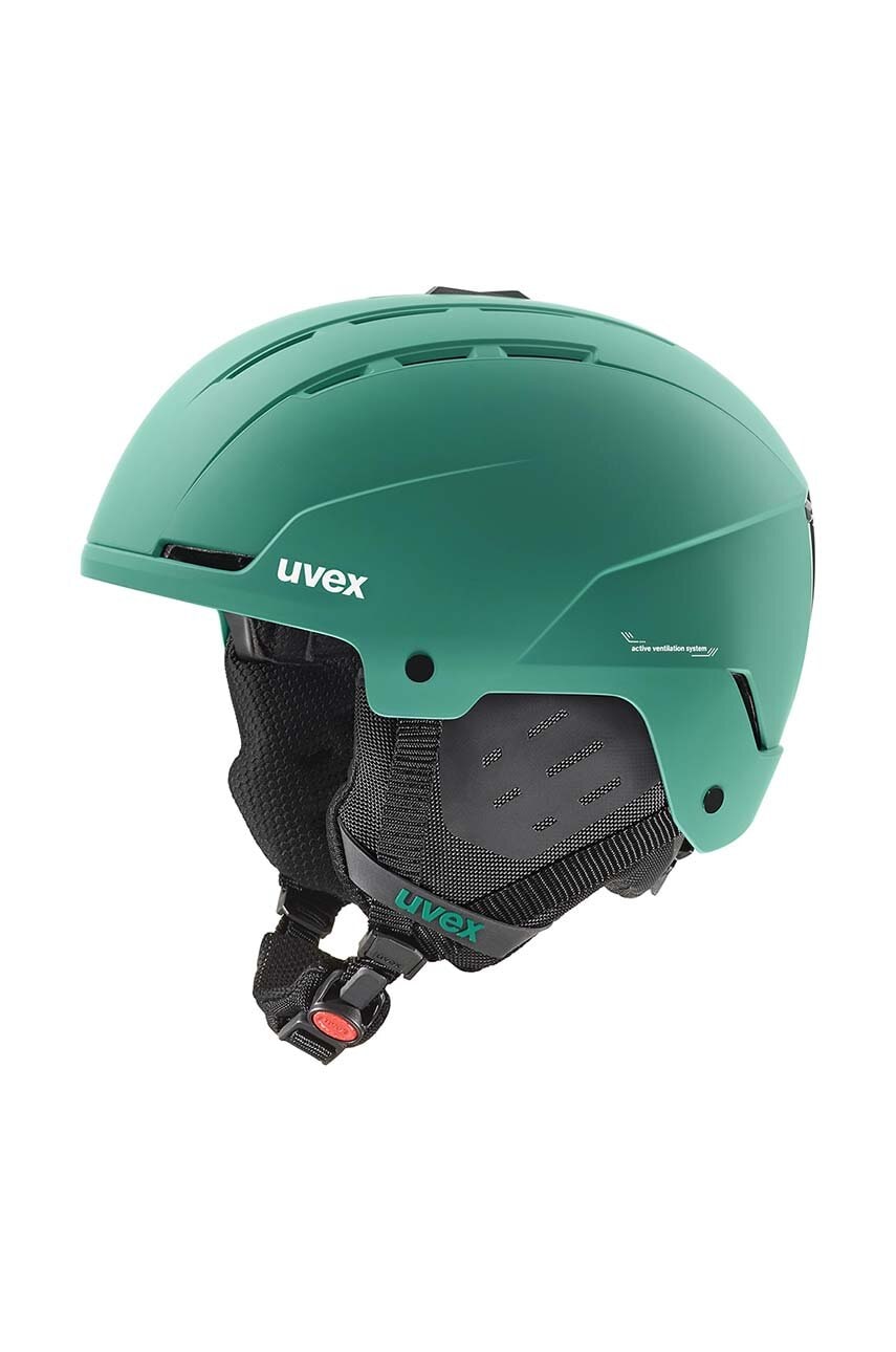 Uvex cască de schi Stance culoarea verde