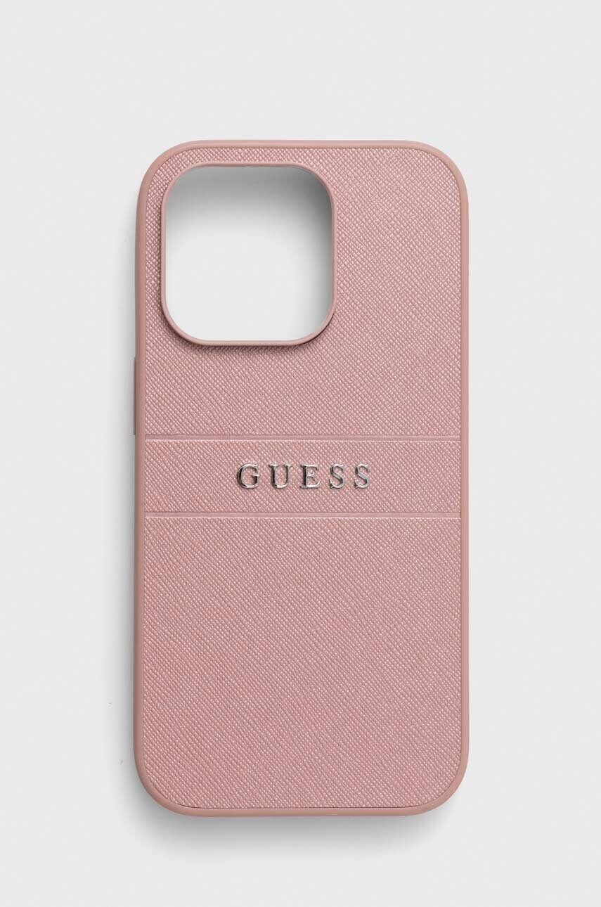 

Чехол на телефон Guess iPhone 14 Pro 6,1 цвет розовый