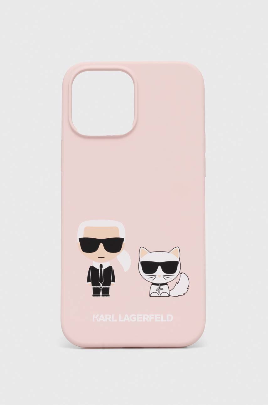 

Чохол на телефон Karl Lagerfeld iPhone 13 Pro Max 6,7 колір рожевий