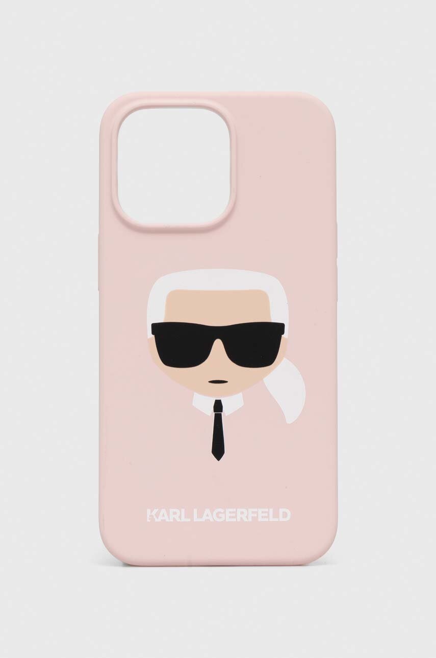 

Кейс за телефон Karl Lagerfeld iPhone 13 Pro / 13 6,1 в розово, Розов