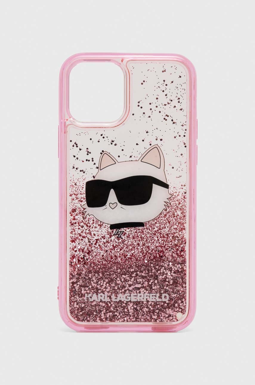 

Чохол на телефон Karl Lagerfeld iPhone 12/ 12 Pro 6,1 колір рожевий