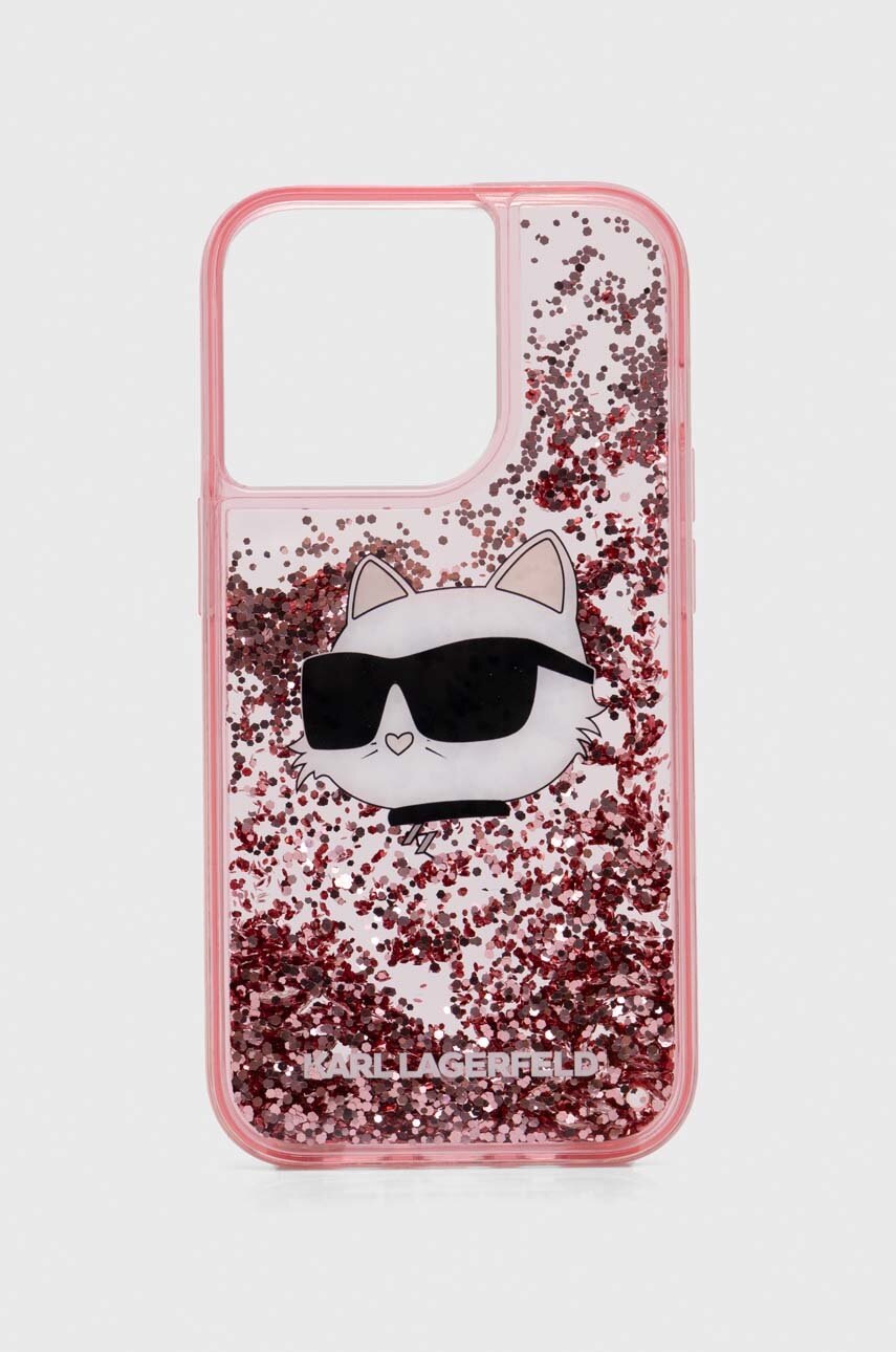

Чехол на телефон Karl Lagerfeld iPhone 14 Pro 6,1 цвет розовый