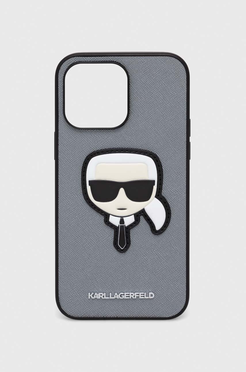 

Чехол на телефон Karl Lagerfeld iPhone 14 Pro Max 6,7 цвет серебрянный