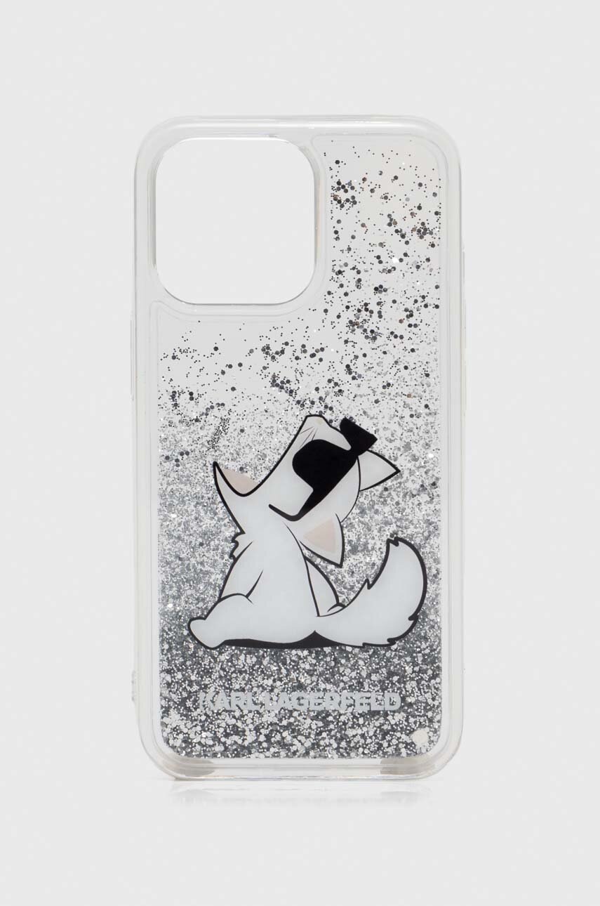 

Чехол на телефон Karl Lagerfeld iPhone 13 Pro / 13 6,1 цвет серебрянный