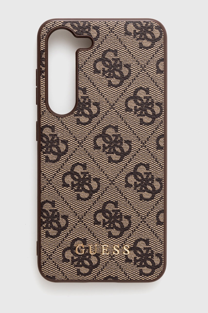 

Кейс за телефон Guess Samsung Galaxy S23 S911 в кафяво, Кафяв