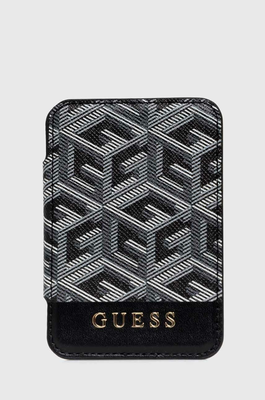 

Чехол на карты на магните Guess цвет чёрный