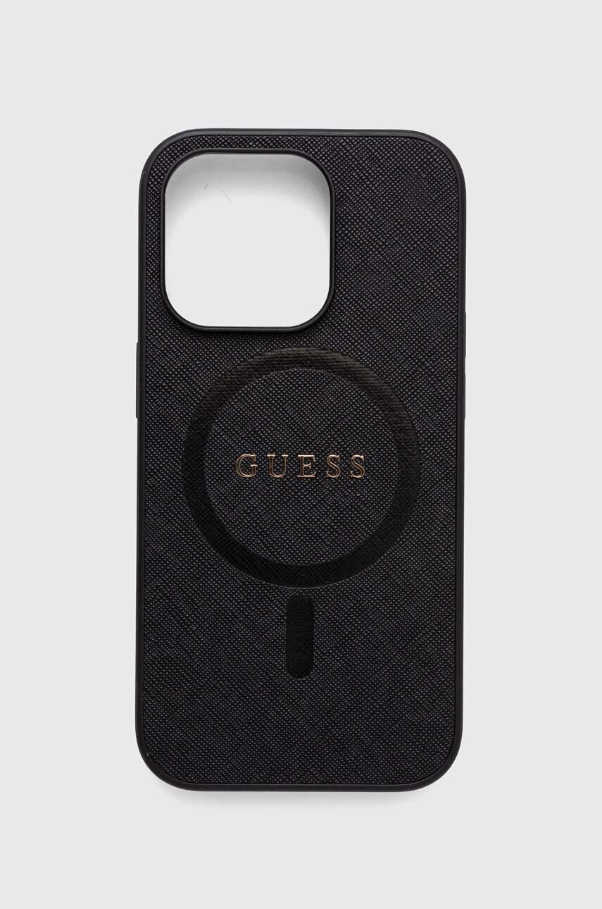 

Чохол на телефон Guess iPhone 14 Pro 6.1 колір чорний