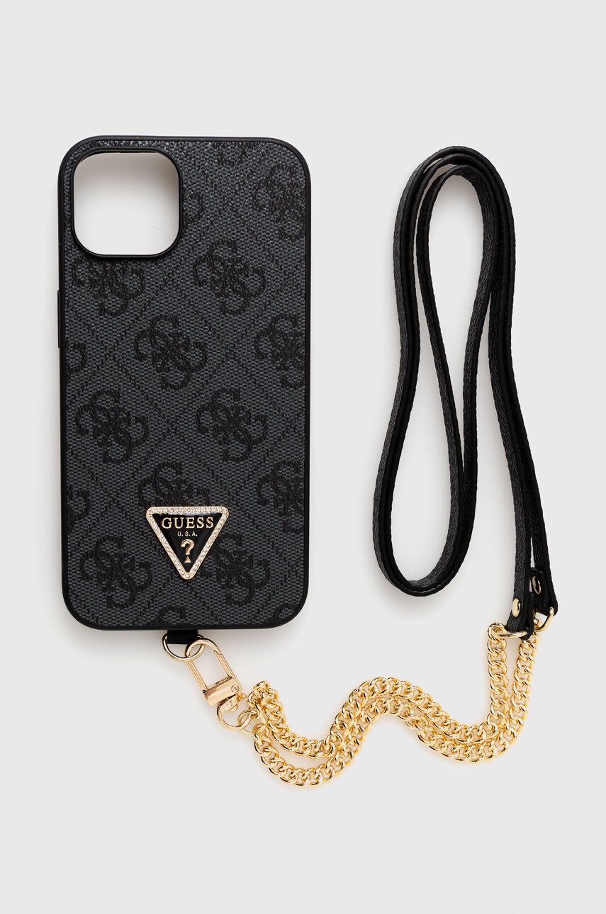 

Чехол на телефон Guess iPhone 14 6.1 цвет чёрный