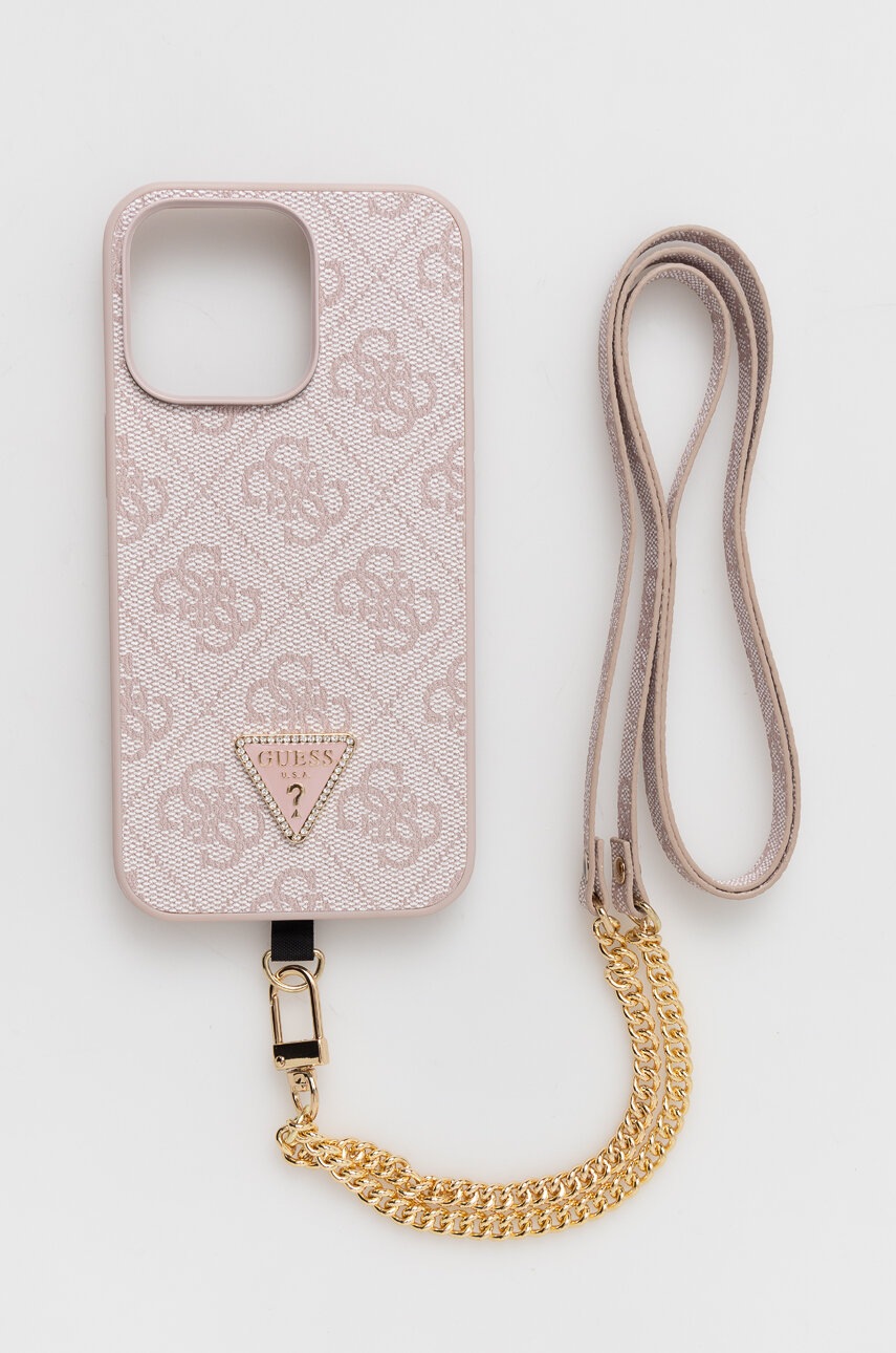 

Чохол на телефон Guess iPhone 13 Pro / 13 6.1 колір рожевий