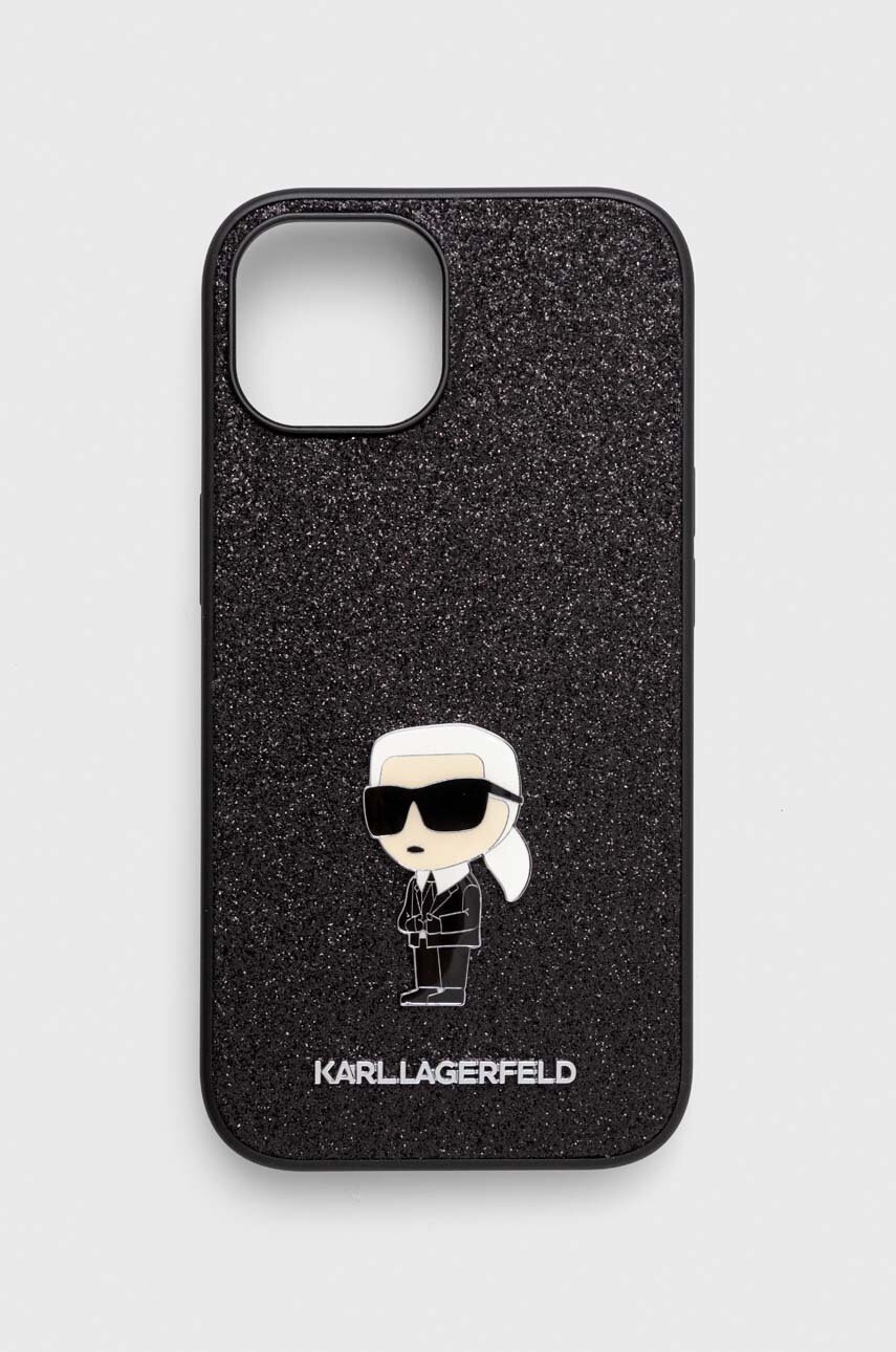 

Чехол на телефон Karl Lagerfeld iPhone 15 6.1 цвет чёрный