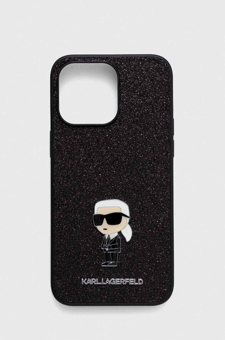 

Чохол на телефон Karl Lagerfeld iPhone 15 Pro Max 6.7 колір чорний
