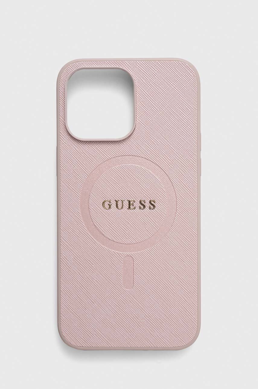 

Чохол на телефон Guess iPhone 14 Pro Max 6.7 колір рожевий