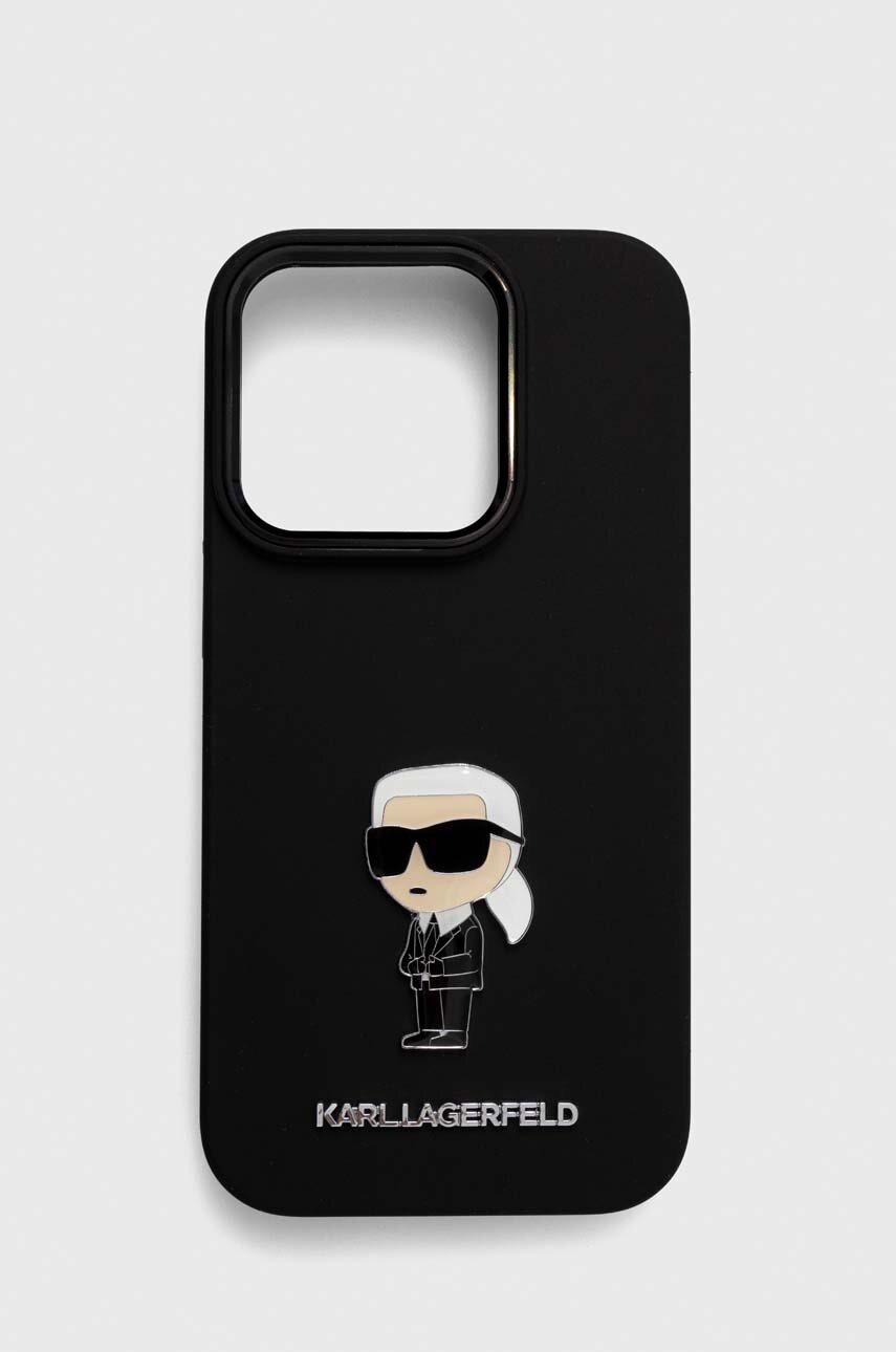 

Чехол на телефон Karl Lagerfeld iPhone 14 Pro 6.1 цвет чёрный
