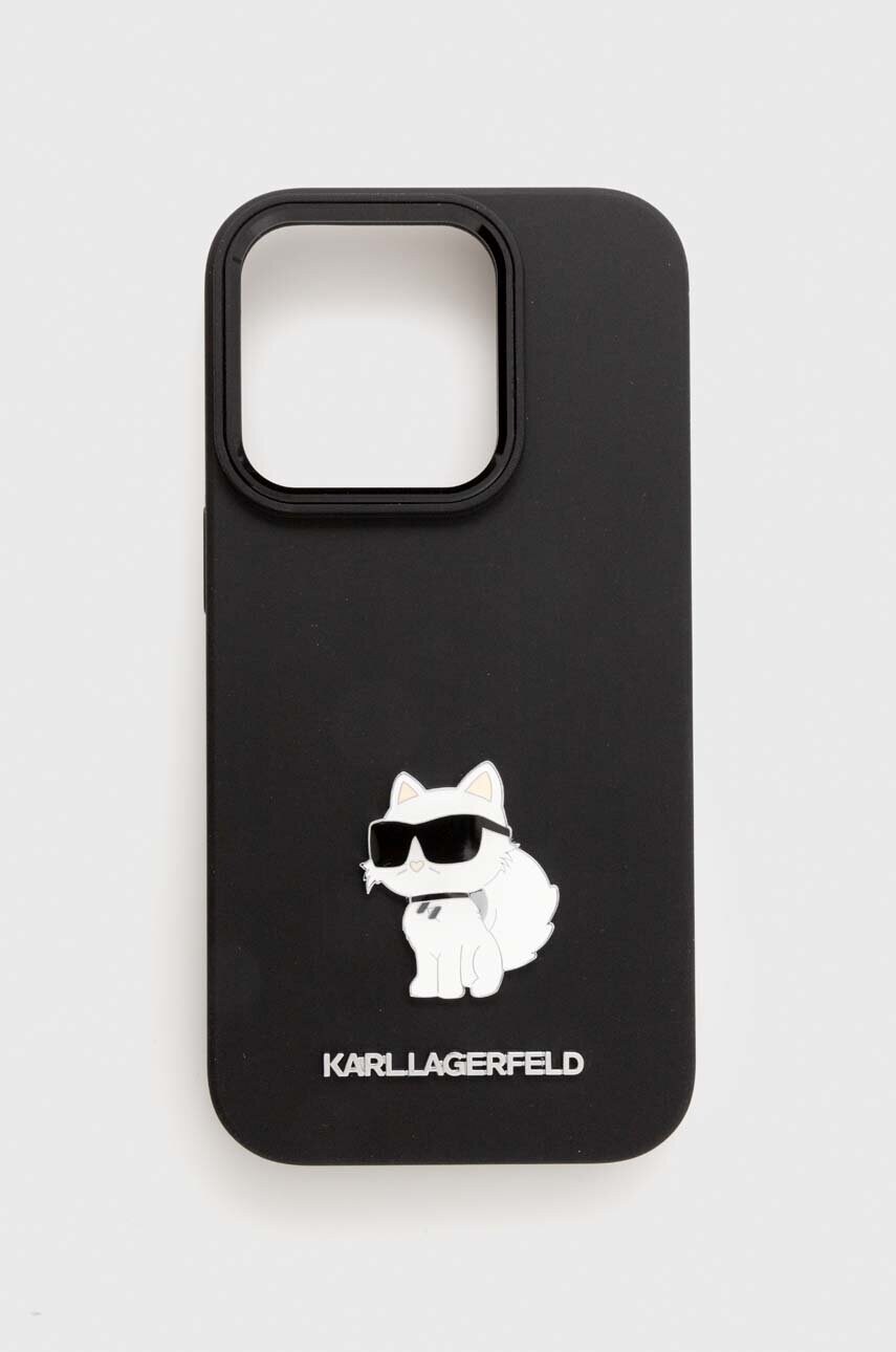 

Чехол на телефон Karl Lagerfeld iPhone 14 Pro 6.1 цвет чёрный