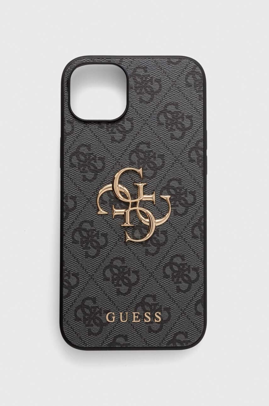 

Чохол на телефон Guess iPhone 15 Plus 6.7 колір сірий