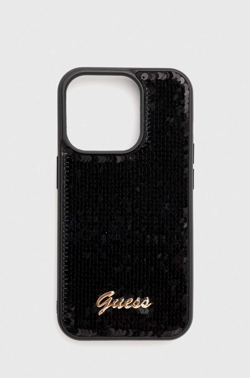 

Чехол на телефон Guess iPhone 15 Pro 6.1 цвет чёрный
