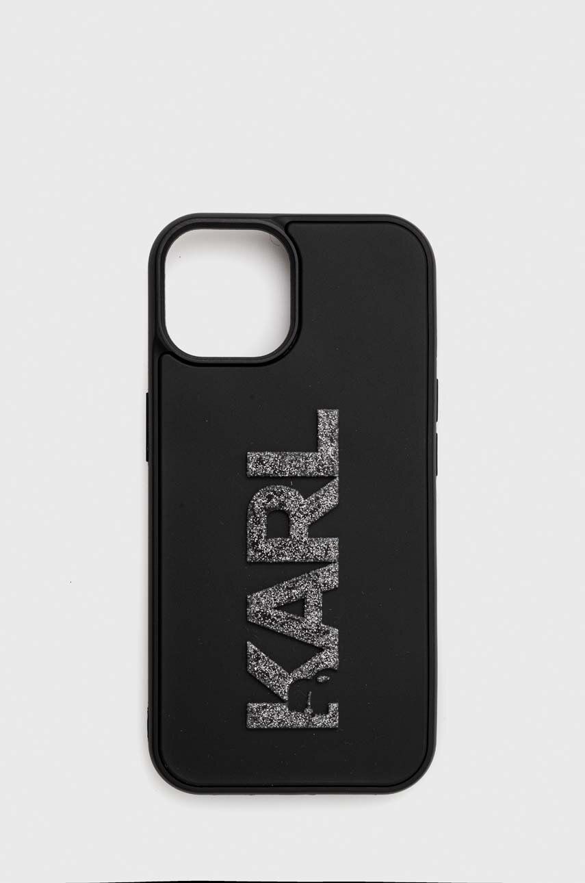 

Кейс за телефон Karl Lagerfeld iPhone 15 6.1 в черно, Черен