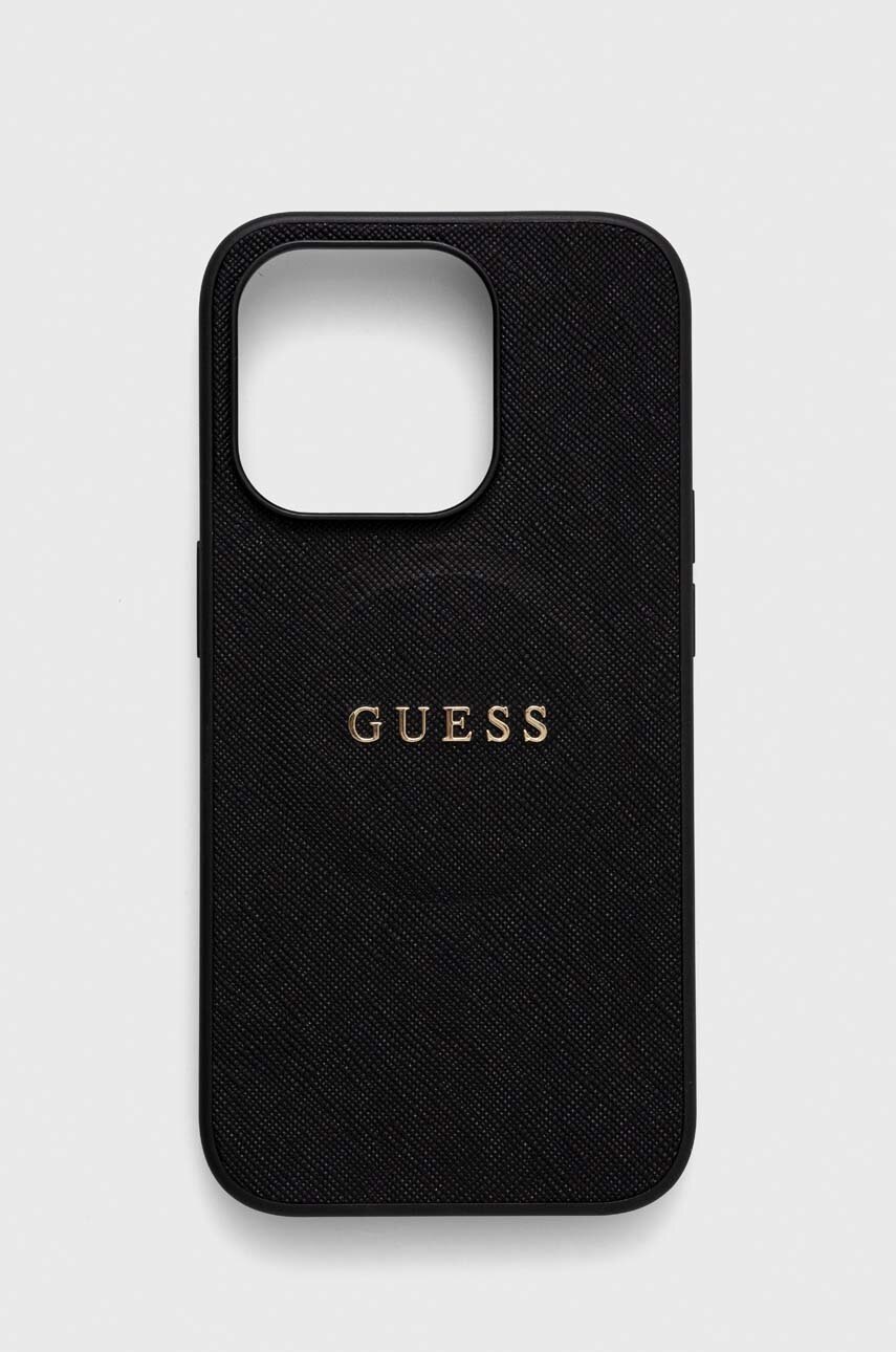 

Чохол на телефон Guess iPhone 15 Pro 6.1 колір чорний