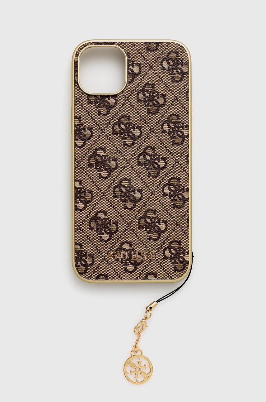 

Чохол на телефон Guess iPhone 15 Plus 6.7 колір коричневий