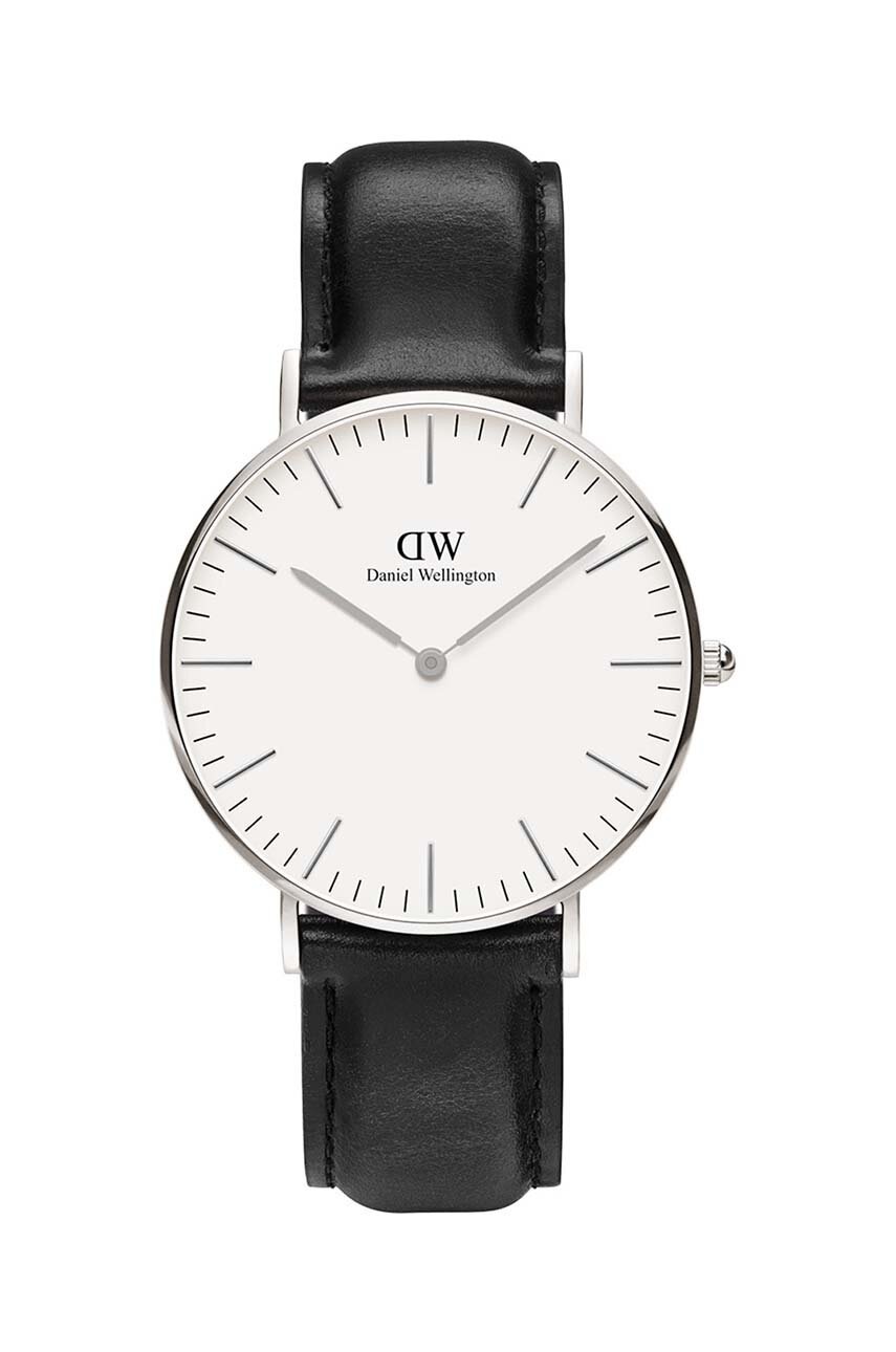 Levně Hodinky Daniel Wellington Classic 36 Sheffield černá barva