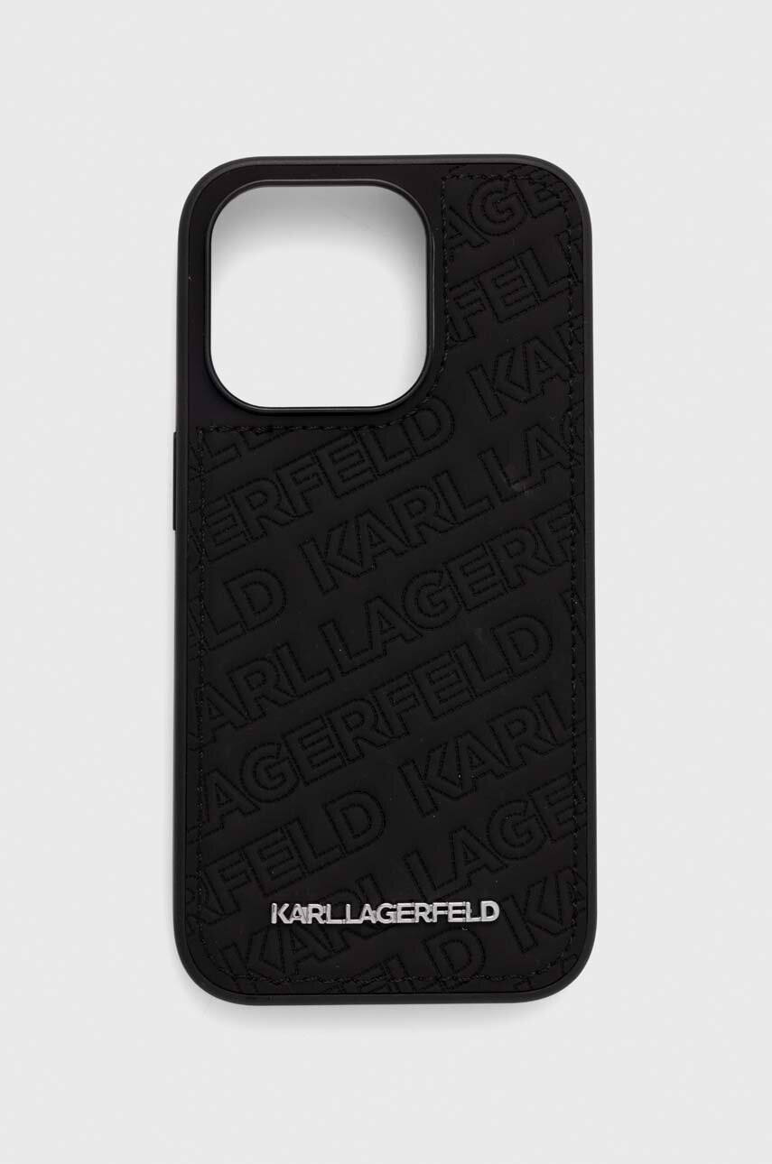 

Кейс за телефон Karl Lagerfeld iPhone 15 Pro 6.1'' в черно, Черен