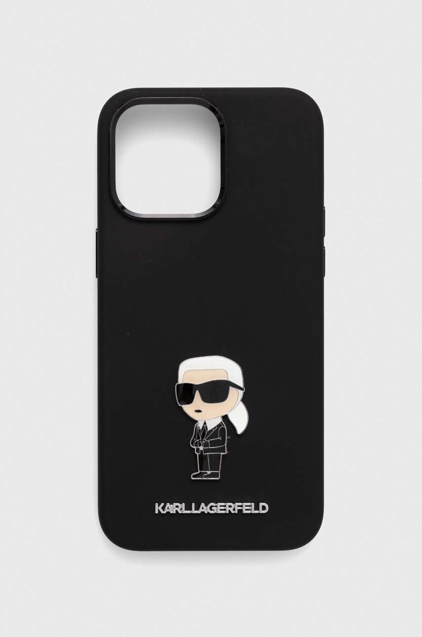 

Кейс за телефон Karl Lagerfeld iPhone 15 Pro Max 6.7'' 6.7" в черно, Черен