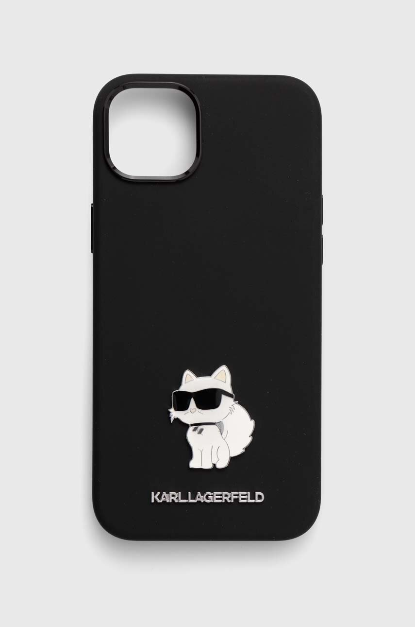 

Кейс за телефон Karl Lagerfeld iPhone 15 Plus / 14 Plus 6.7'' в черно, Черен