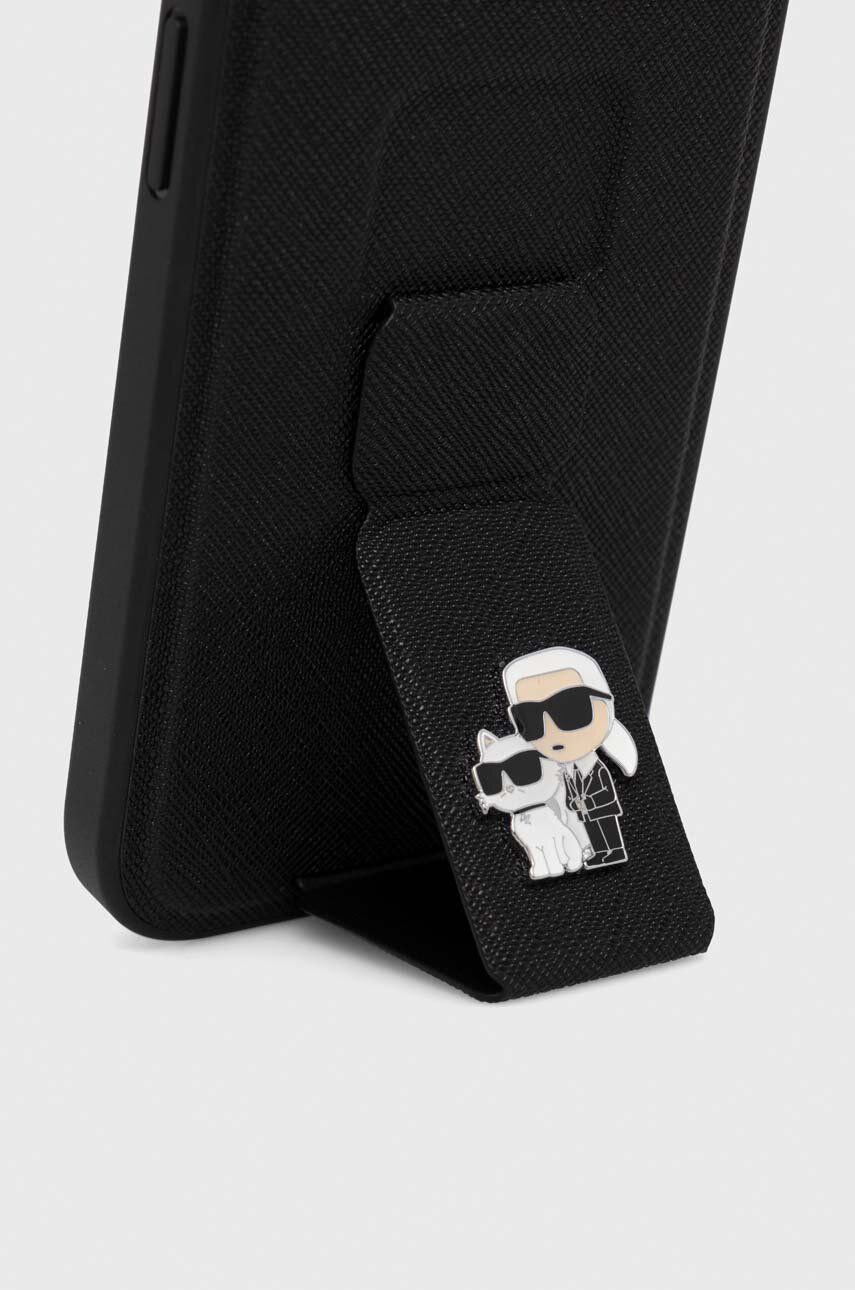 Karl Lagerfeld Husă Pentru Telefon IPhone 15 / 14 / 13 6.1'' Culoarea Negru
