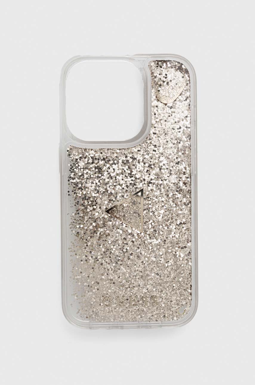 

Кейс за телефон Guess iPhone 14 Pro 6.1" в златисто, Злато