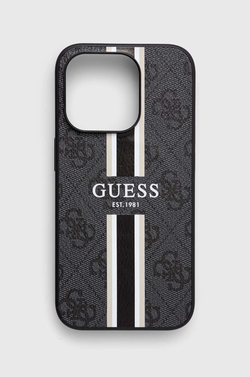 

Кейс за телефон Guess iPhone 15 Pro 6.1" в сиво, Сив