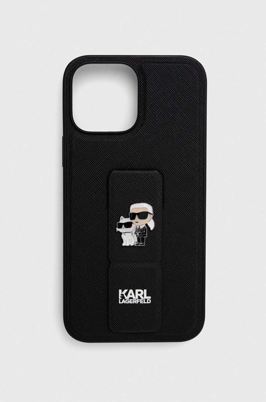 Karl Lagerfeld husă pentru telefon iPhone 13 Pro Max 6.7'' culoarea negru