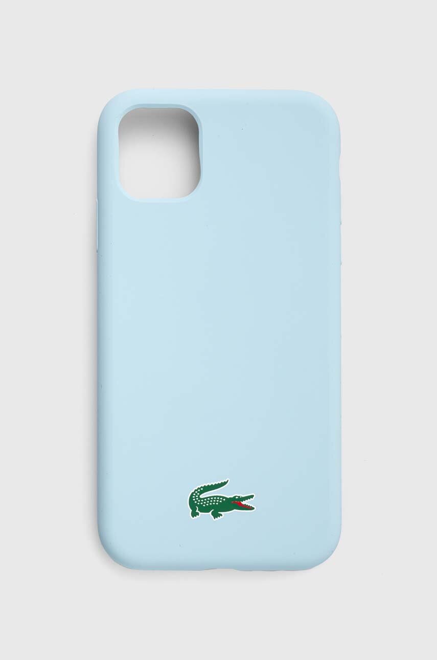 

Кейс за телефон Lacoste iPhone 11 / Xr 6.1" в синьо, Син
