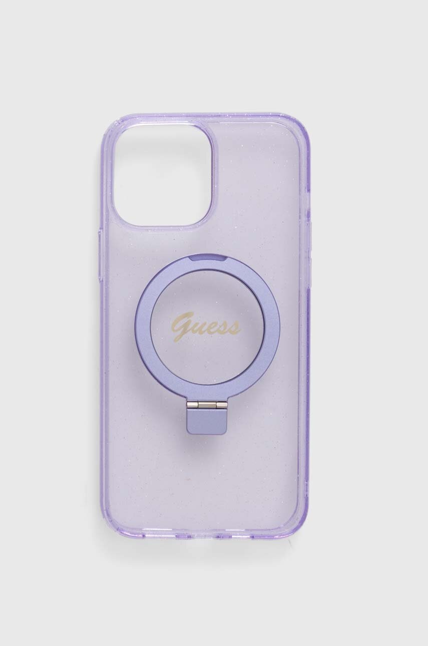 

Кейс за телефон Guess iPhone 13 Pro Max 6.1" в лилаво, Виолетов