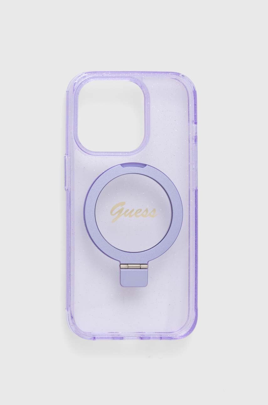 

Кейс за телефон Guess iPhone 14 Pro 6.1" в лилаво, Виолетов