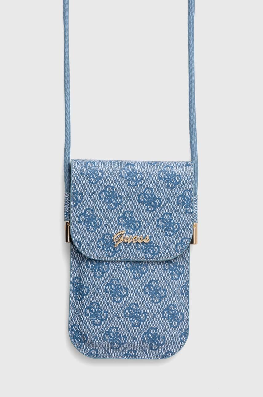 

Калъф за телефон Guess в синьо, Син